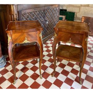 Pair Of Nightstands After A Model From The Cabinetmaker Bvrb