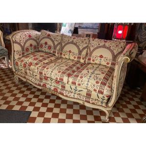Sofa, Sultana, Louis XV Style, 20th Century