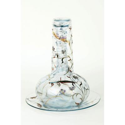 Service De Nuit En Verre émaillé De Emile Gallé