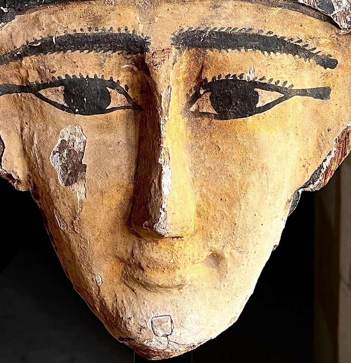Sarcophagus Mask. Ancient Egypt . 331-32 Bc -photo-4