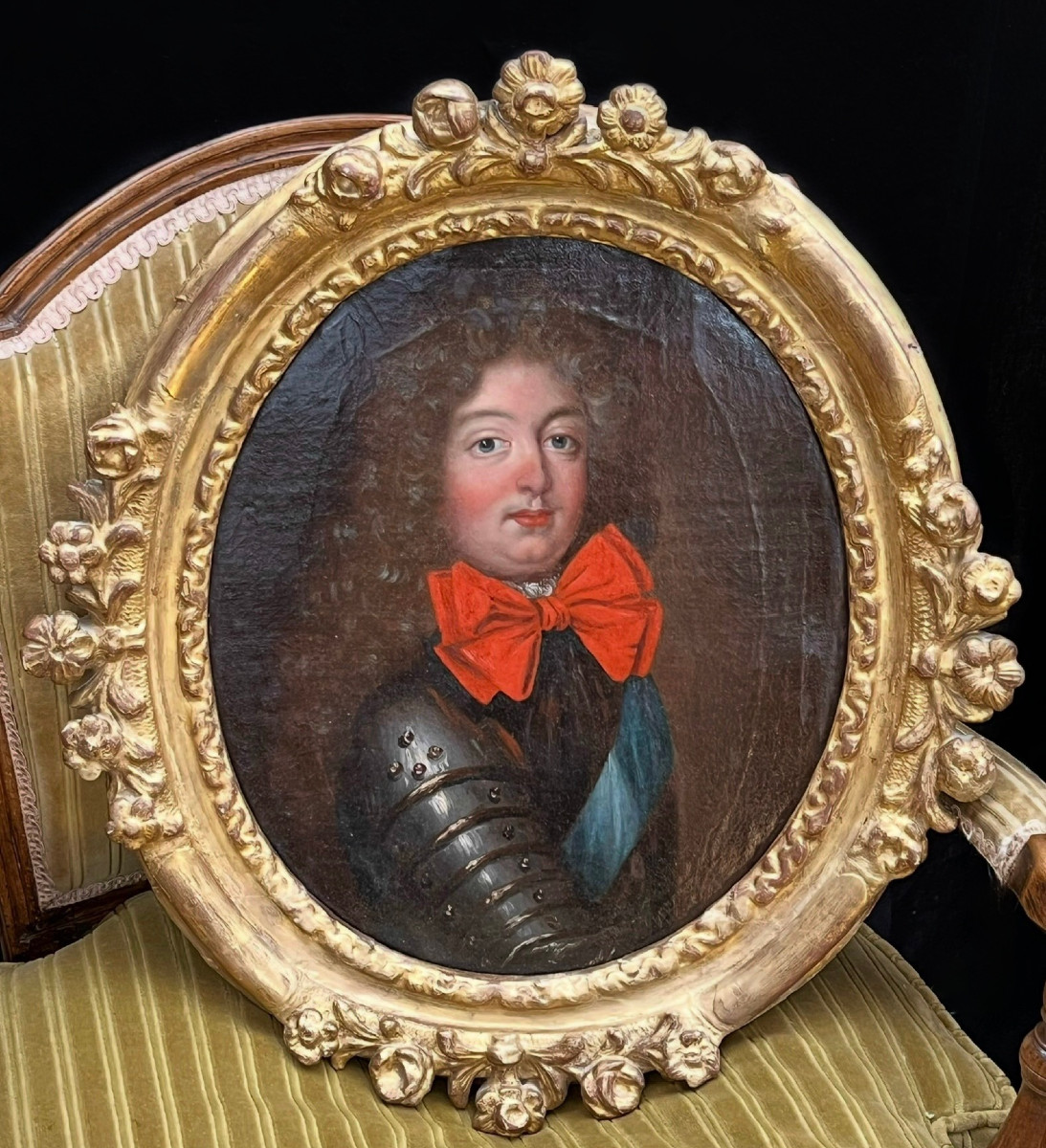 Portrait Du Grand Dauphin , Louis De France . XVII ème Siècle 