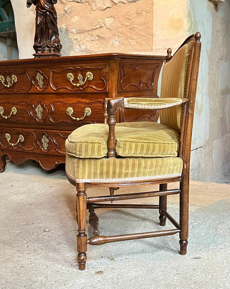 Pair Of Provençal Armchairs, Late 18th Century. -photo-1