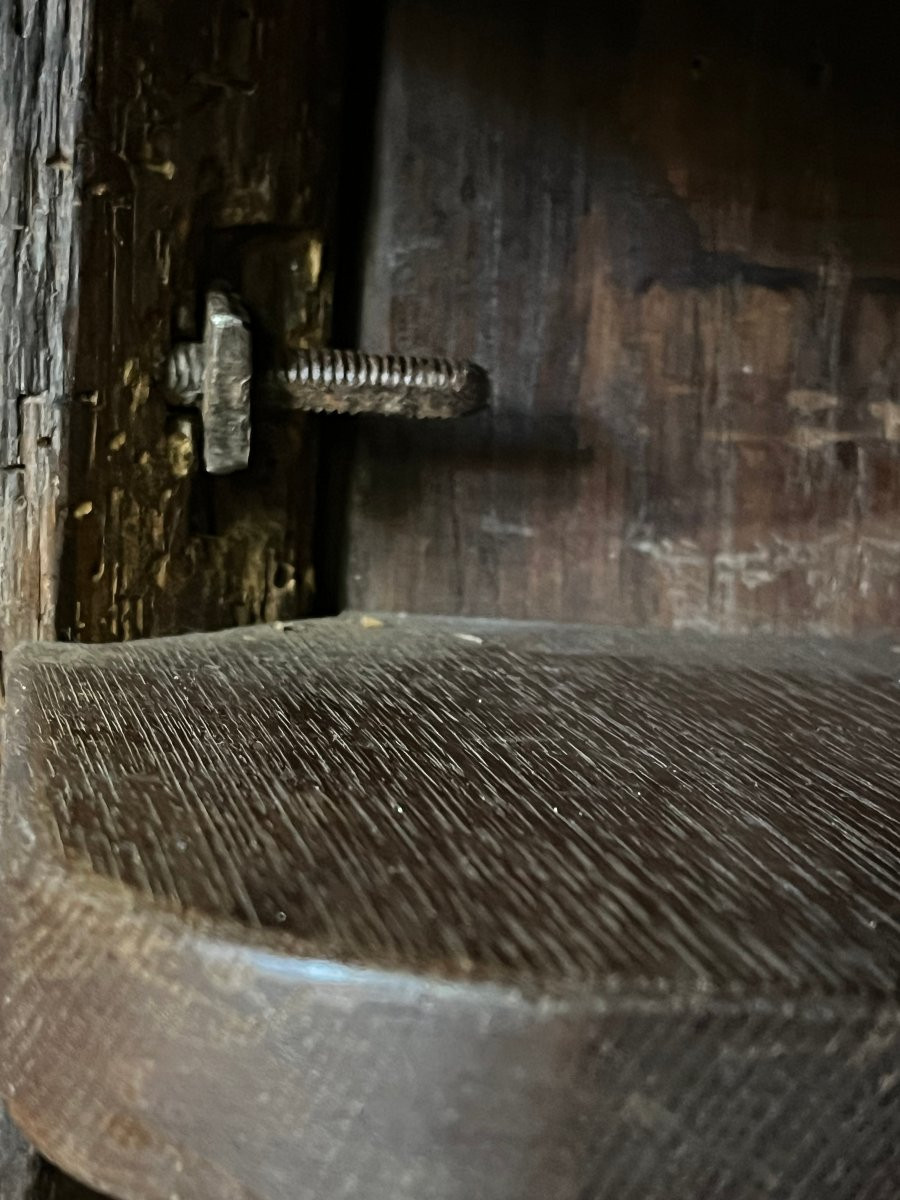 Buffet en bois peint d’époque XVIII ème -photo-6