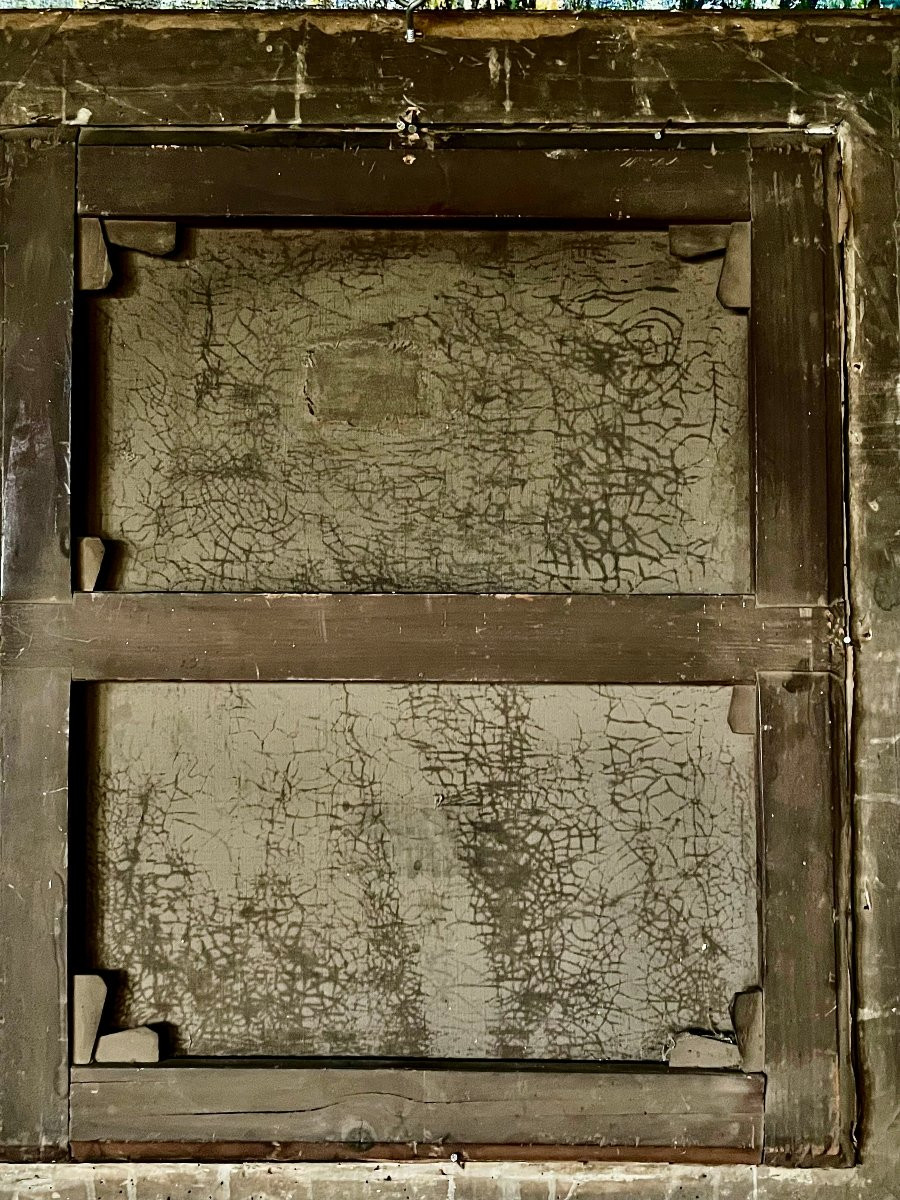 Portrait d'homme , huile sur toile signée et datée Vaudechamp 1829-photo-1
