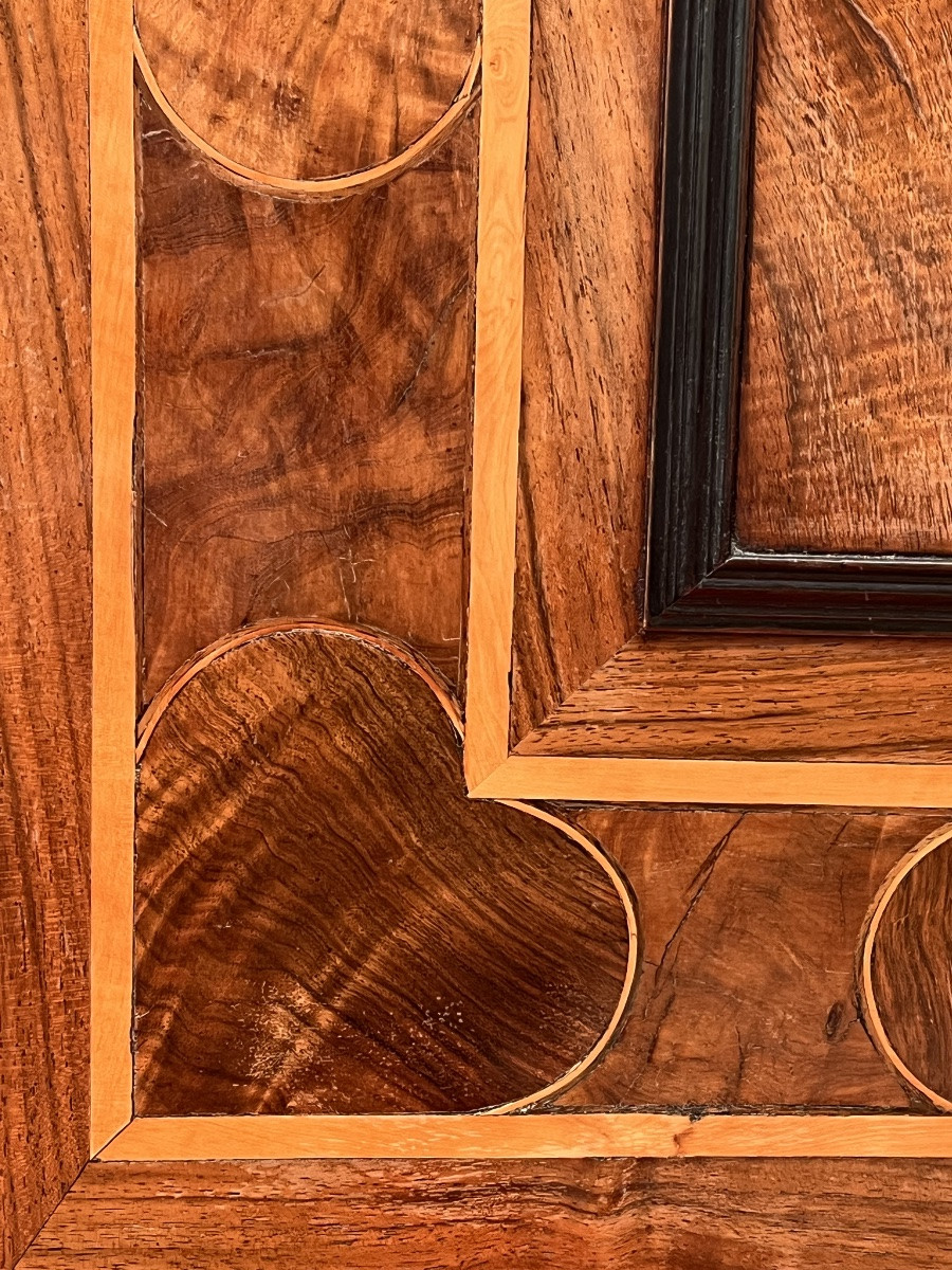 Armoire en cabinet , époque XVII ème .-photo-7