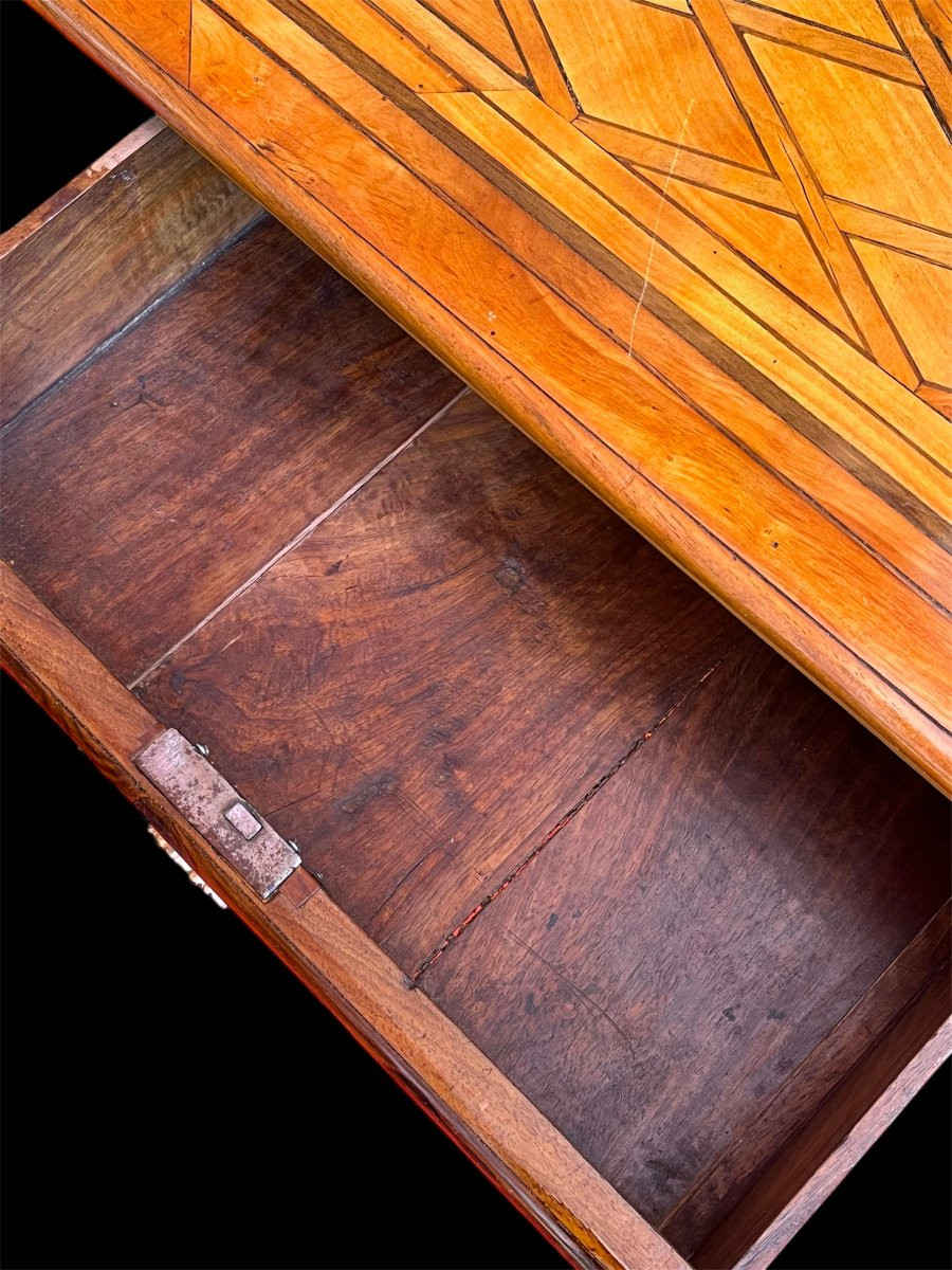 Petit Bureau Mazarin d'enfant , fin XVII ème début XVIII ème . -photo-4