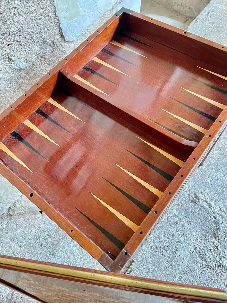Backgammon Table, Bordeaux Style, Louis XVI Period -photo-4