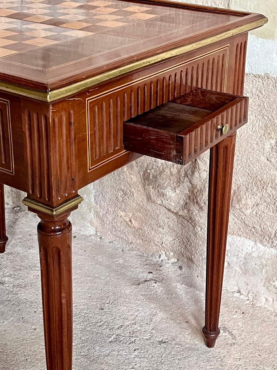 Backgammon Table, Bordeaux Style, Louis XVI Period -photo-1