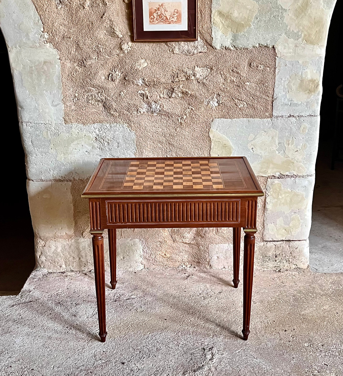 Backgammon Table, Bordeaux Style, Louis XVI Period 