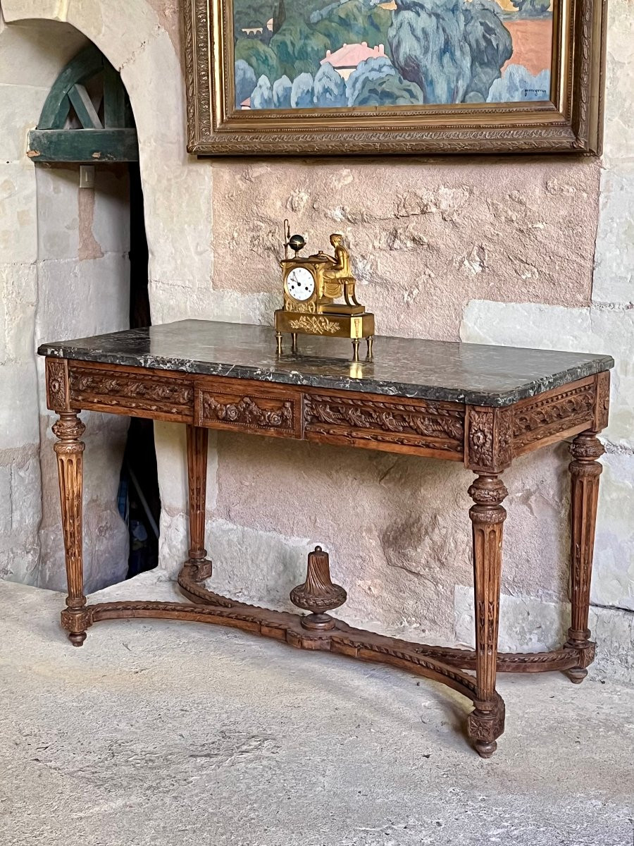 Table à gibier en console d’époque Louis XVI -photo-2