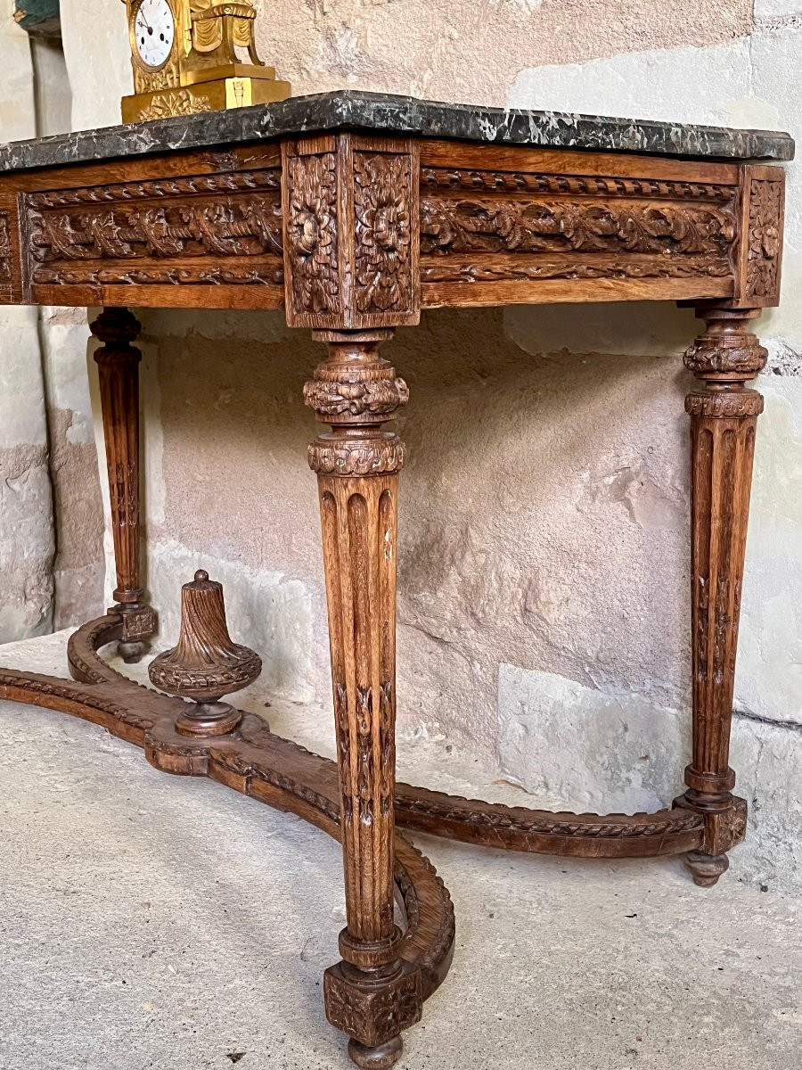 Table à gibier en console d’époque Louis XVI -photo-4