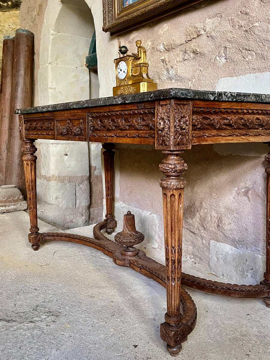 Table à gibier en console d’époque Louis XVI -photo-2