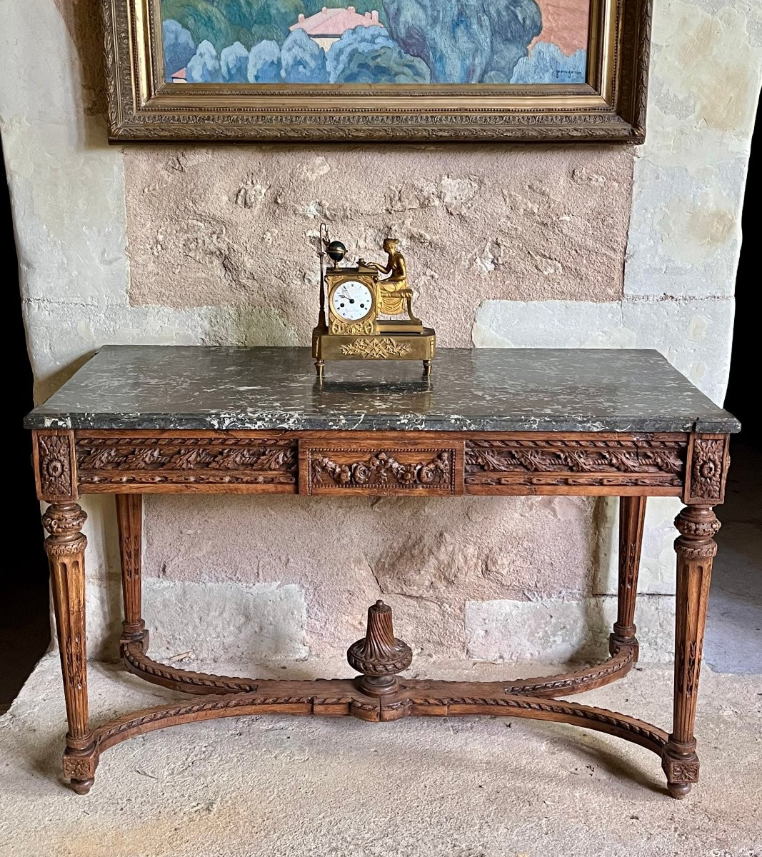 Table à gibier en console d’époque Louis XVI -photo-3
