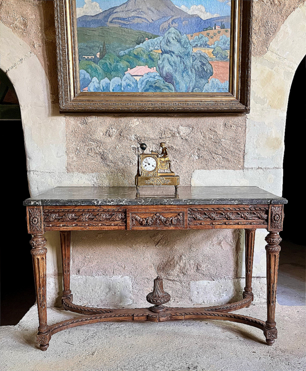 Table à gibier en console d’époque Louis XVI 