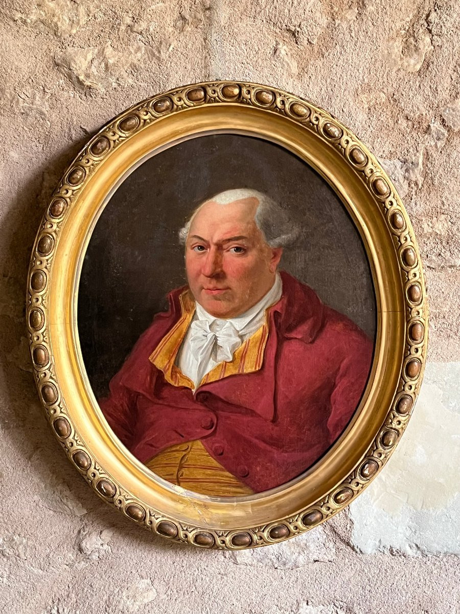 Portrait de Godefroy Charles-Henry De La Tour d’Auvergne  par Jean-François Colson. XVIII ème-photo-2