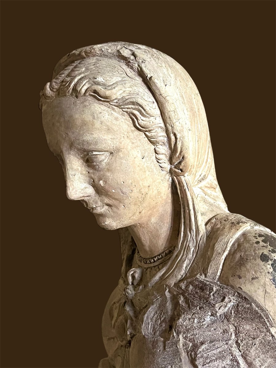 Virgin And Child. Terracotta. Late 16th Century. Le Mans School -photo-4
