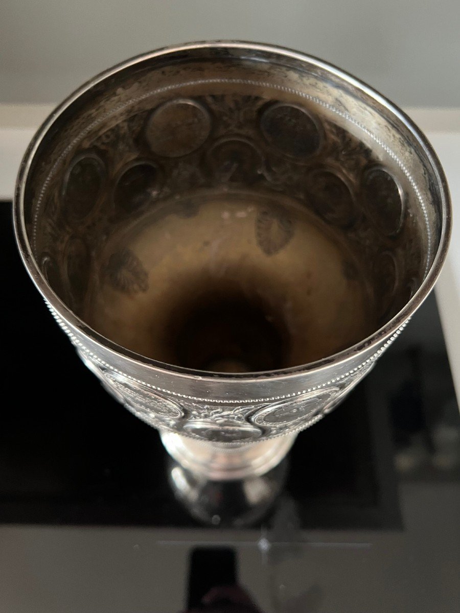 Coupe De Mariage Allemagne Argent Massif-photo-1
