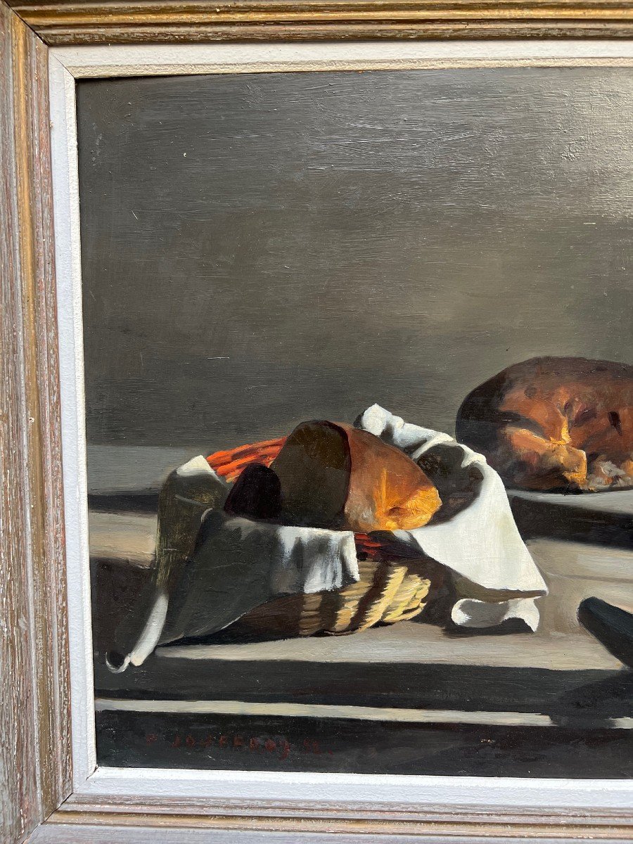 Peinture Nature Morte P. Jouffroy 1952-photo-4