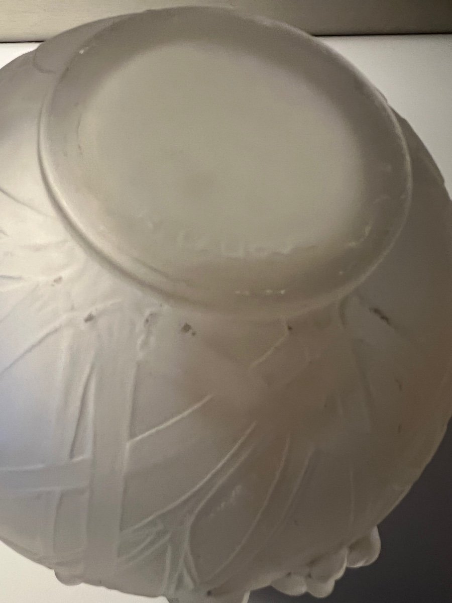 Vase R. Lalique Boule Druide 1924-photo-3