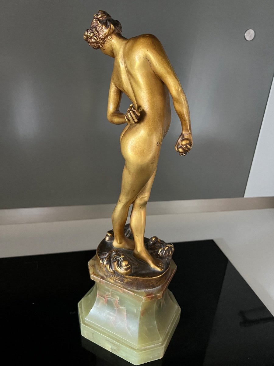 Bronze Par J. L. Gérôme Femme Aux Boules Siot Decauville Fondeur-photo-2