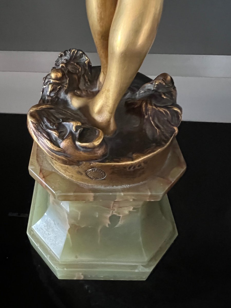 Bronze Par J. L. Gérôme Femme Aux Boules Siot Decauville Fondeur-photo-4