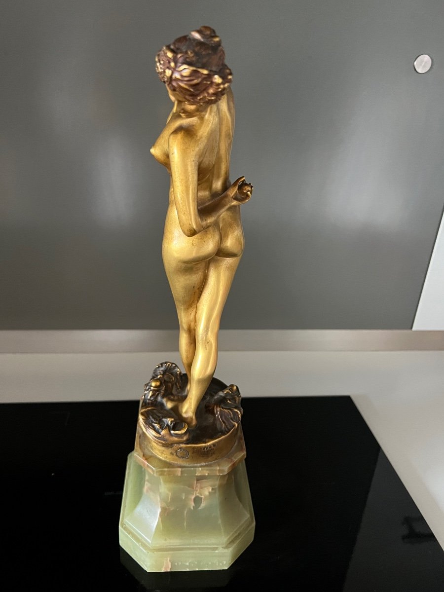 Bronze Par J. L. Gérôme Femme Aux Boules Siot Decauville Fondeur-photo-7