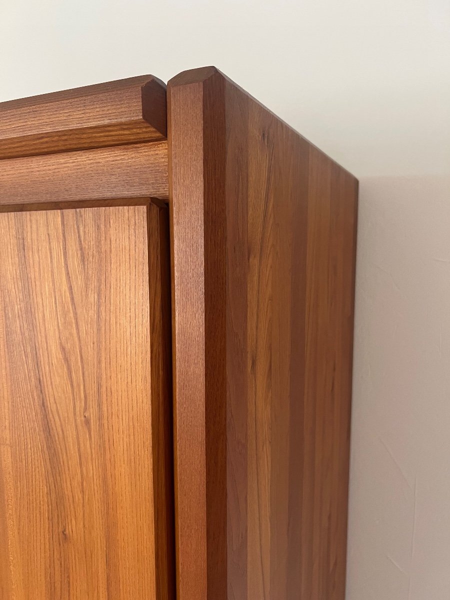 Pierre Chapo Solid Elm Three-door Wardrobe -photo-4