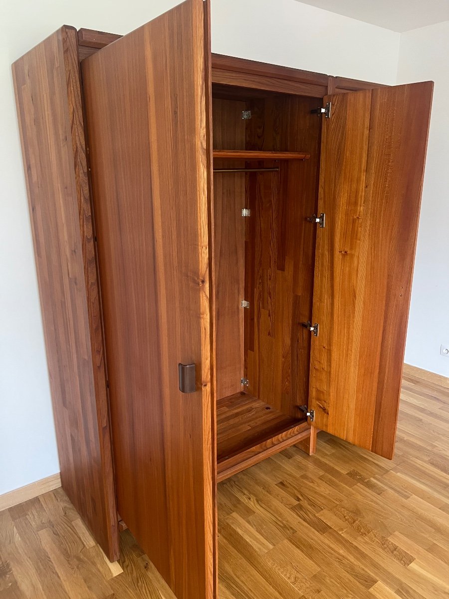 Pierre Chapo Solid Elm Three-door Wardrobe -photo-2