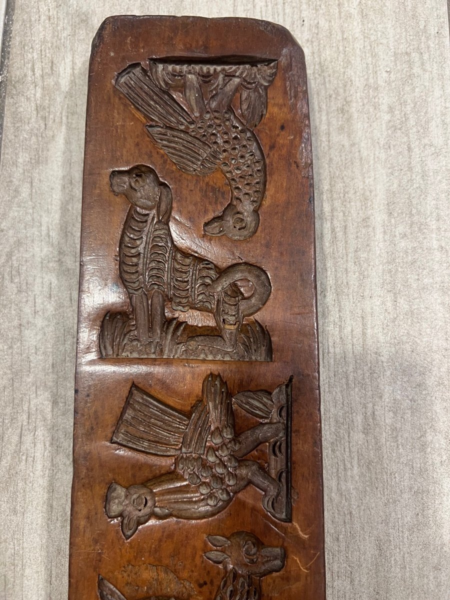 XVIII Wooden Mold With Double Sided Patterns 14 Patterns-photo-3