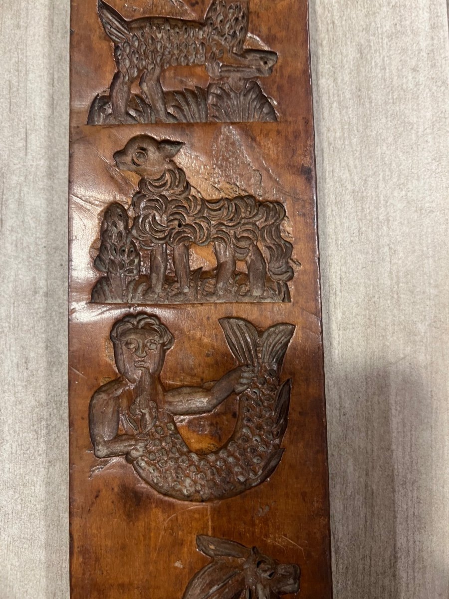 XVIII Wooden Mold With Double Sided Patterns 14 Patterns-photo-5