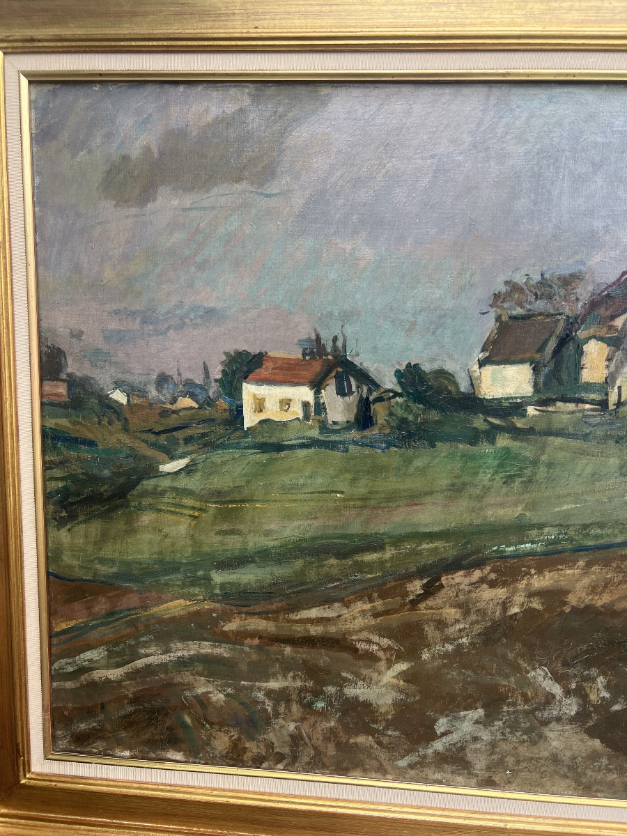 Oil Painting On Canvas Signed Leon Lehmann -photo-5