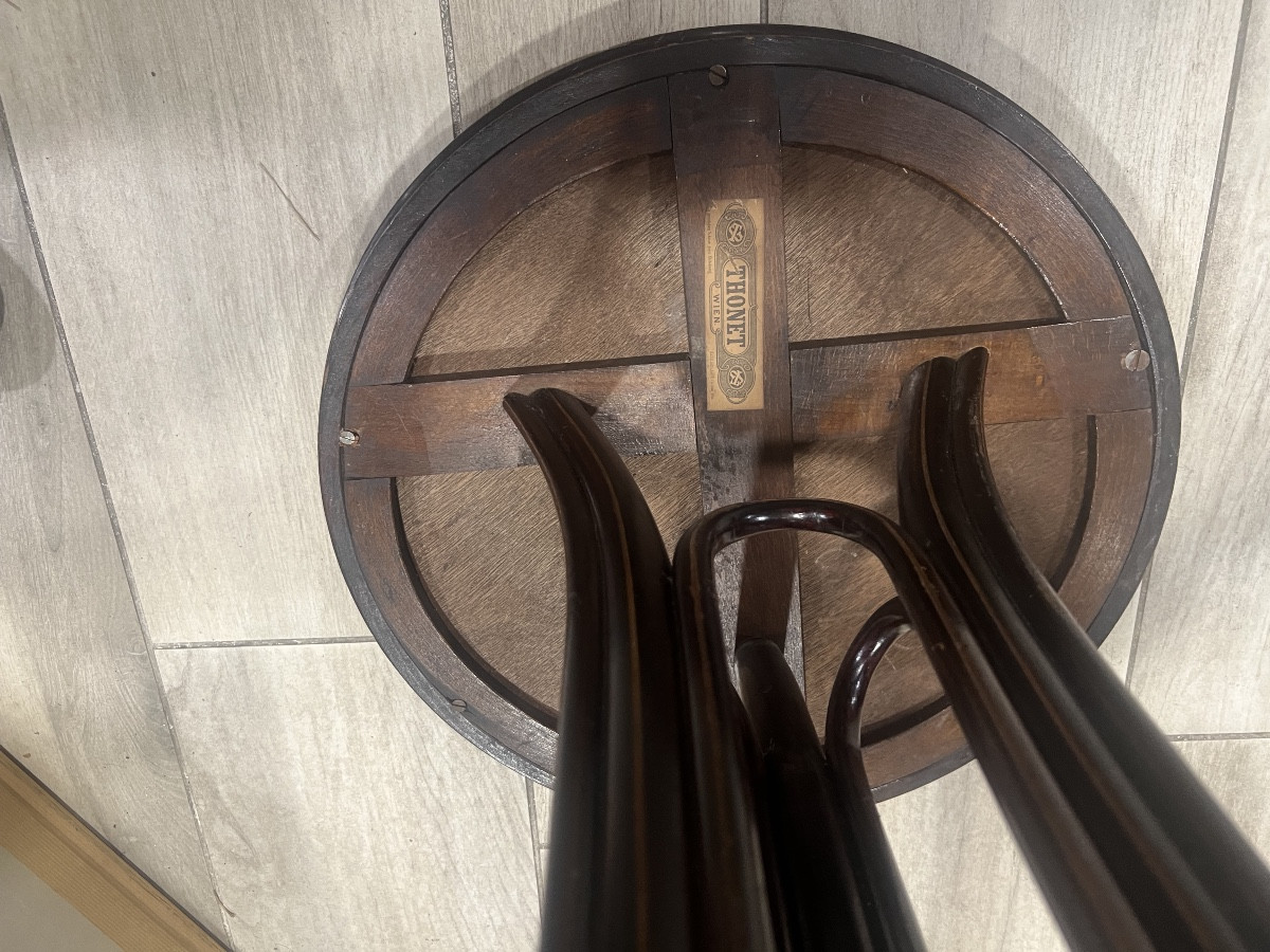 Bentwood Side Table By Thonet-photo-3