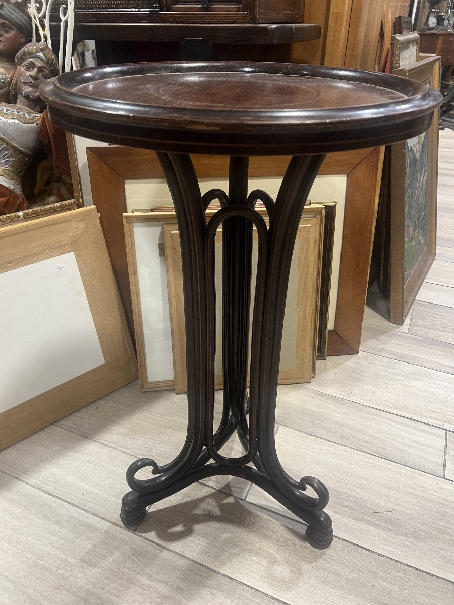 Bentwood Side Table By Thonet-photo-6