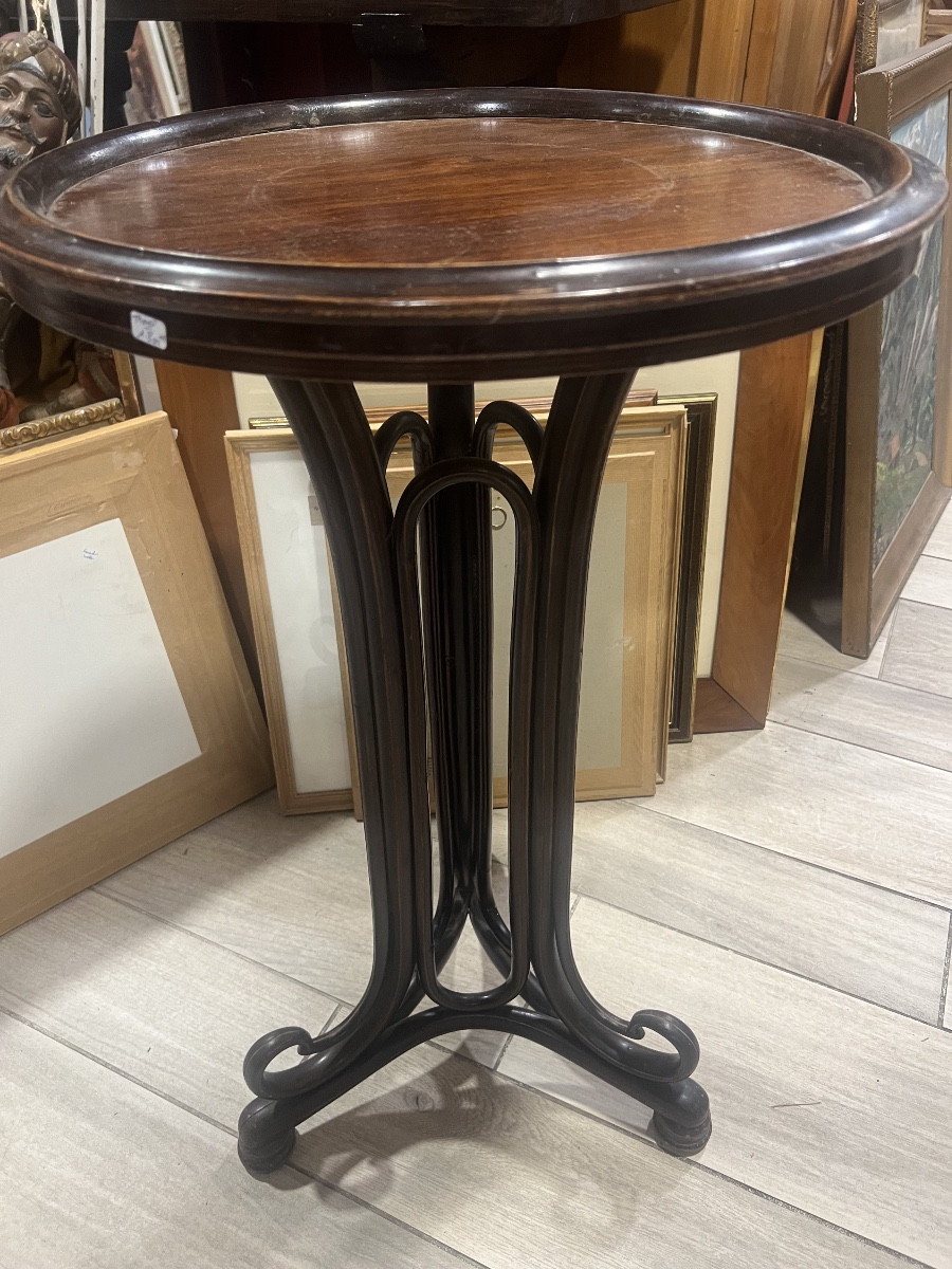 Bentwood Side Table By Thonet-photo-8