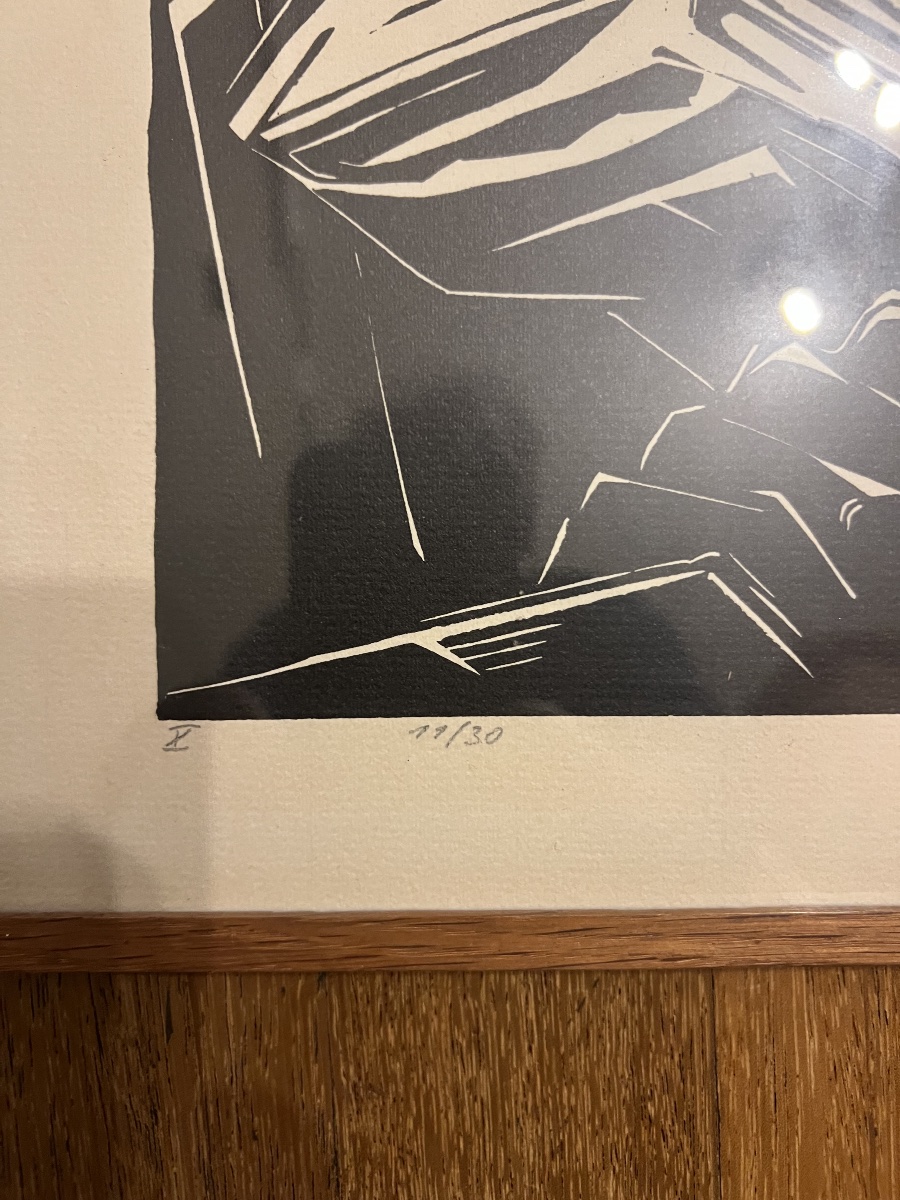 Gravure sur bois par Margarete KUBICKA -photo-4