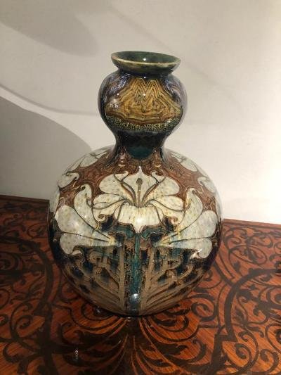 Rozenbourg Art Nouveau Vase-photo-3