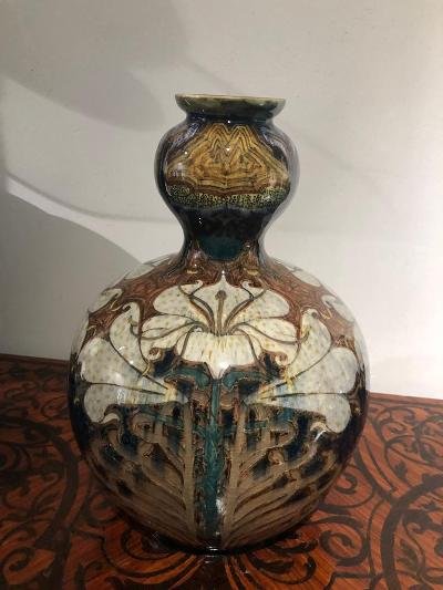 Rozenbourg Art Nouveau Vase-photo-3