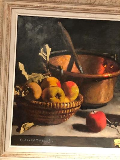 Painting P.jouffroy Nature Morte-photo-2