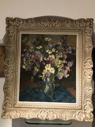 Painting Charigny Fleurs Des Champs