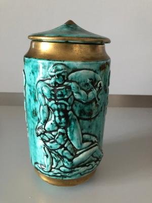 Ceramic Mayodon Sevres Decor In The Antique And Pharmacy Caduceus-photo-5