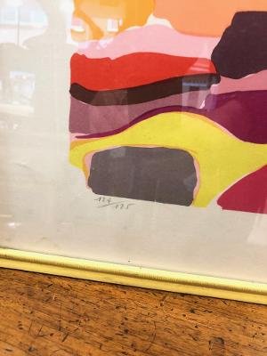 Original Charles Lacpique Lithograph 124/125-photo-1