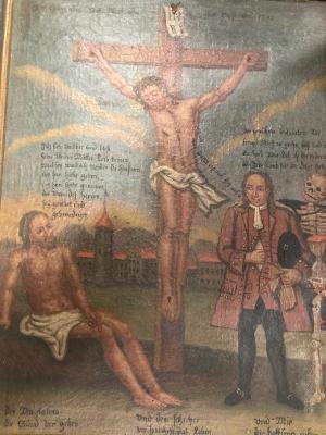 Ex Voto Daté 1793 Allemagne XVIII-photo-1