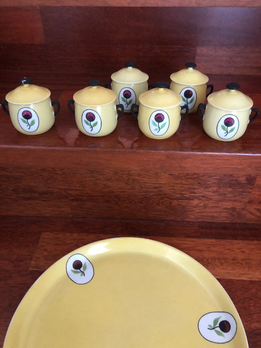Porcelain Cream Jars Jean Luce Complete-photo-5