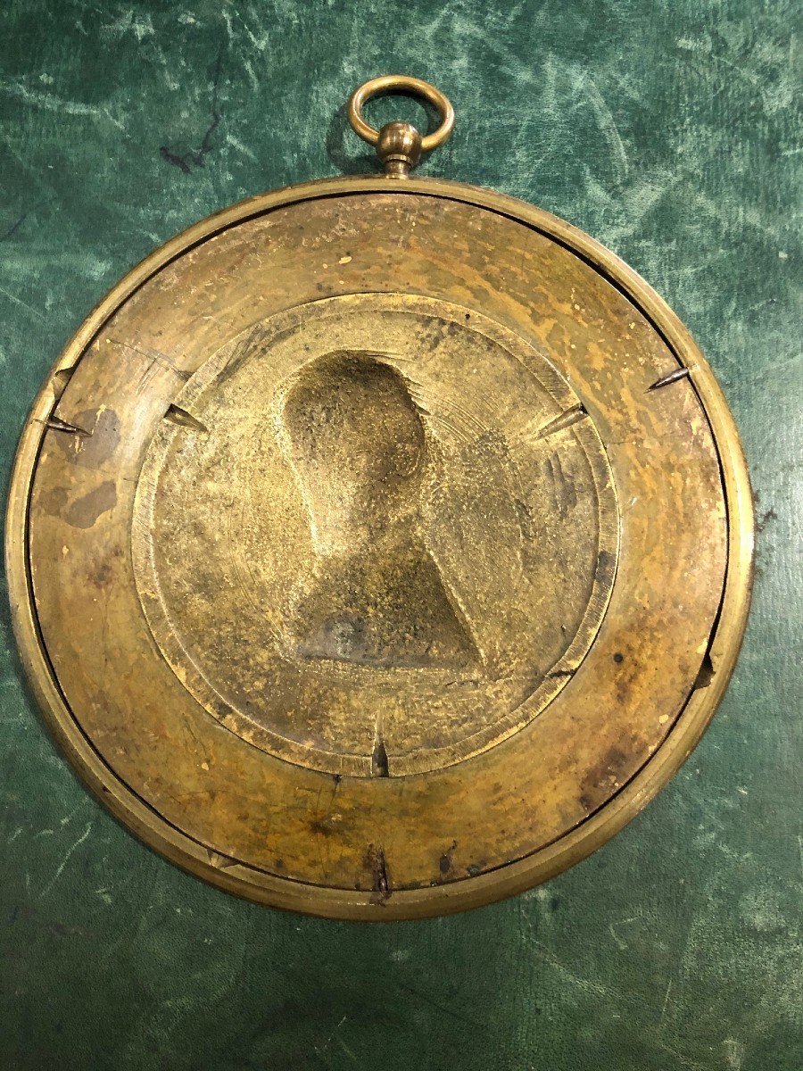 Napoleon Empire Bronze Medallion-photo-2