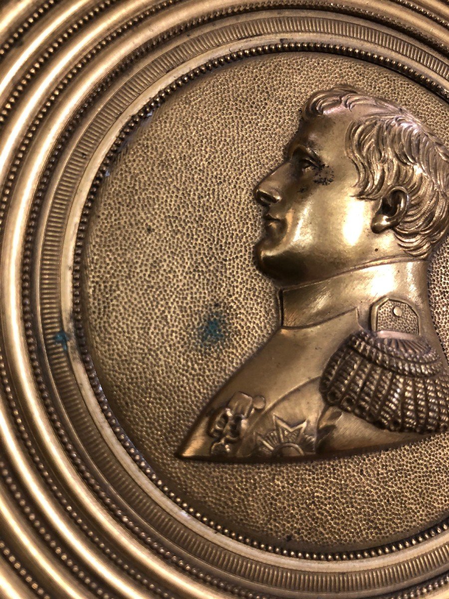 Napoleon Empire Bronze Medallion-photo-4