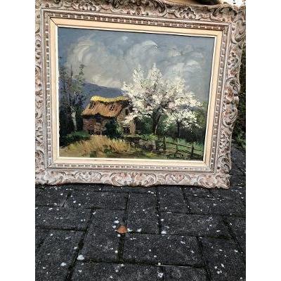 Peinture Paul Emile Pissaro Huile Sur Toile