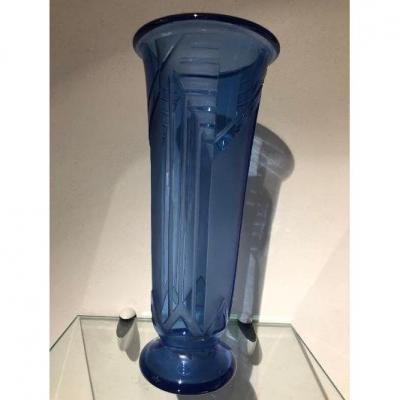 Muller Frères Lunéville Art Deco Vase