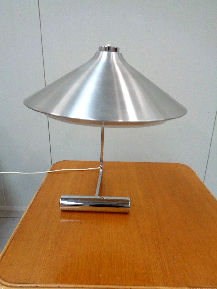 Lampe 1970  acier chromé-photo-4