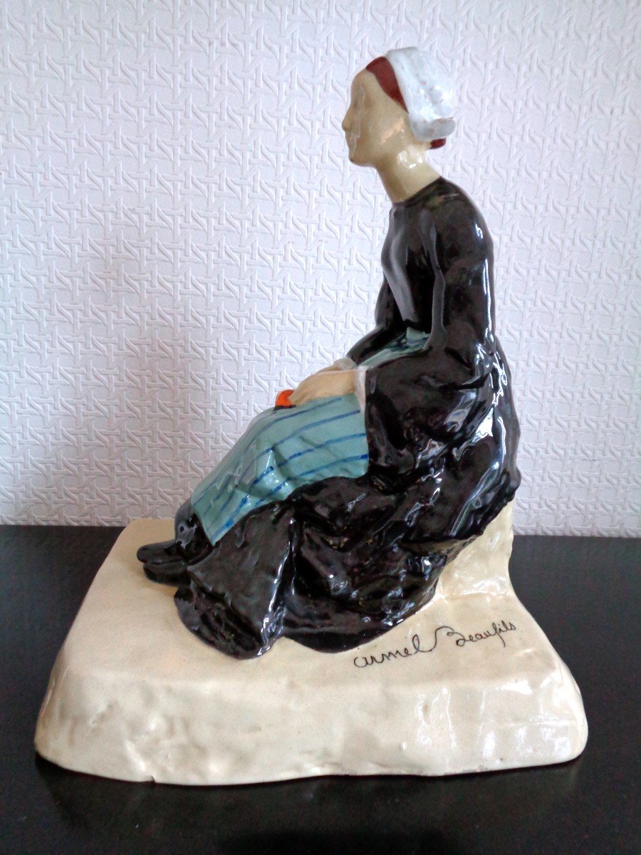 "woman Of Ploaré" Armel Beaufils-photo-2