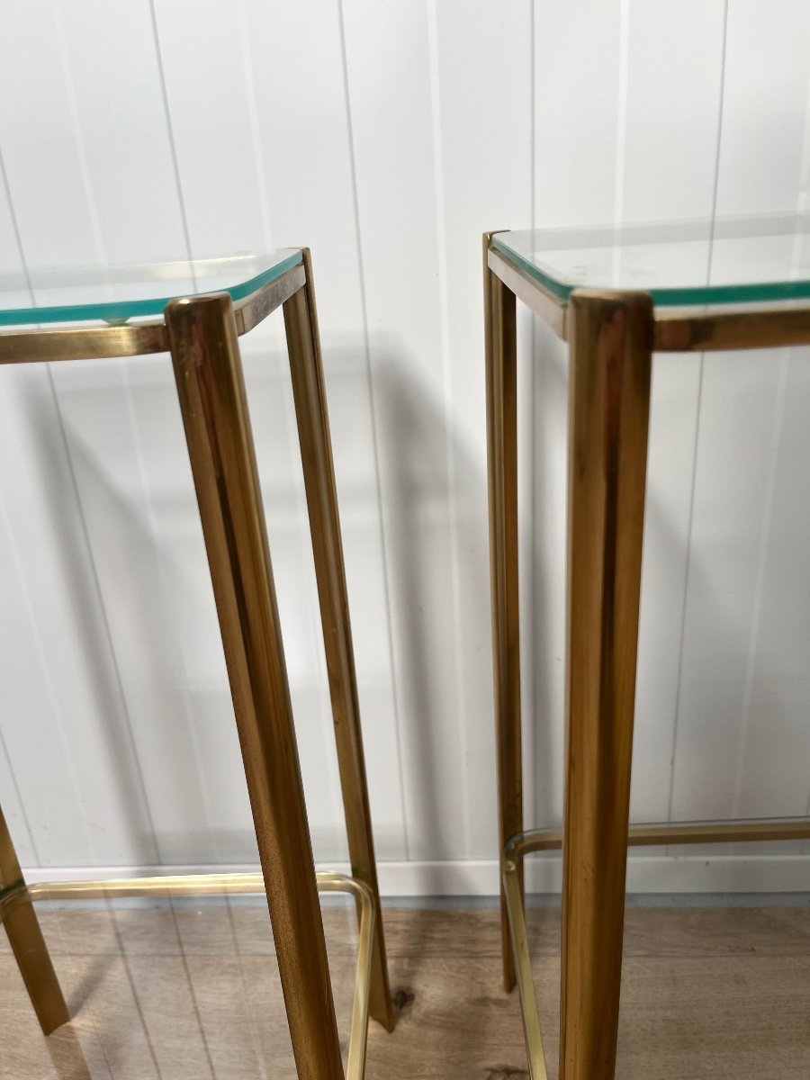 2 Jacques Quinet Side Tables (malabert House)-photo-2